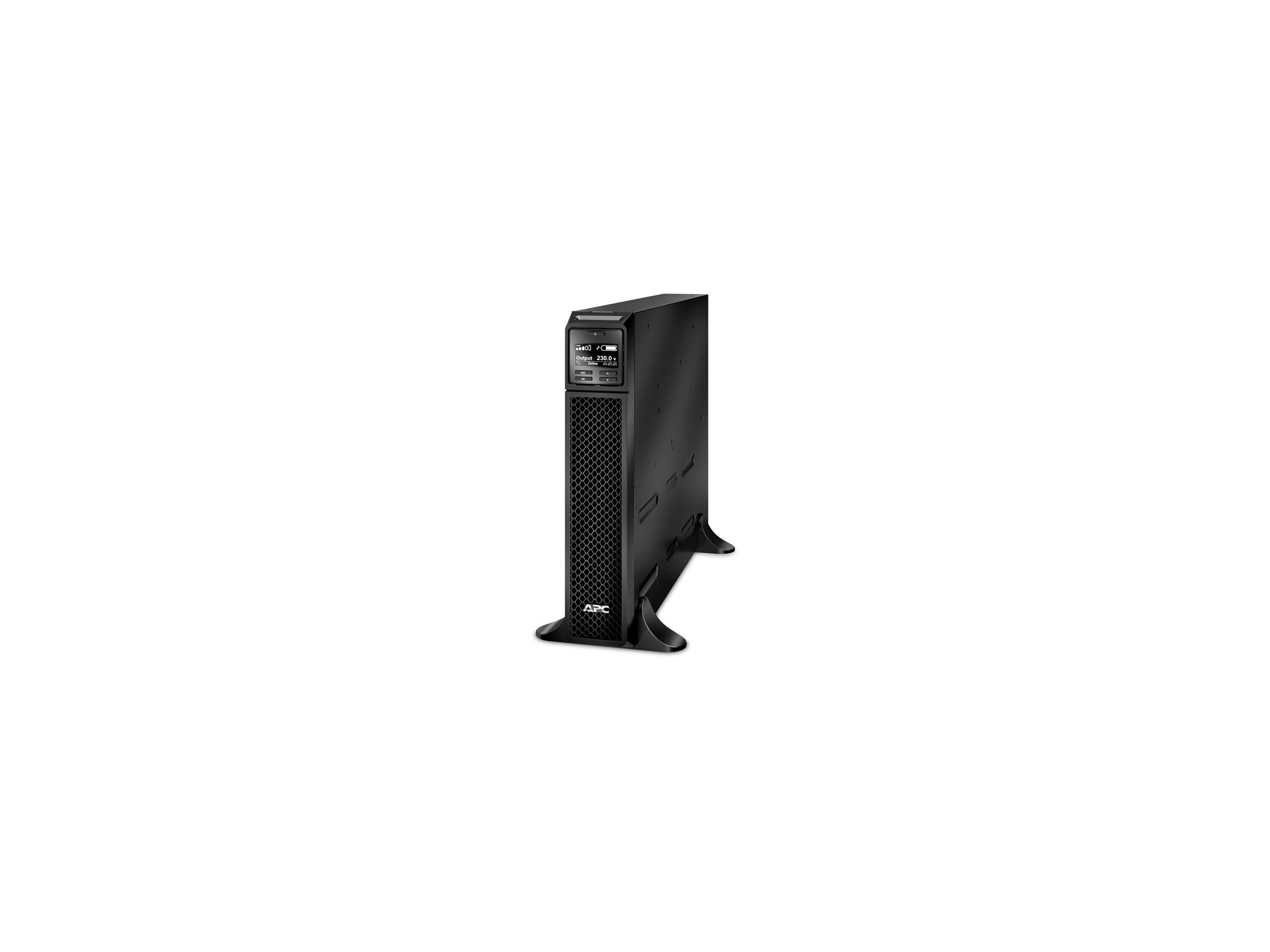 APC Smart-UPS SRT 1500VA - USV (in Rack montierbar/extern)Wechselstrom 220/230/240 V - 1500 Watt - 1500 VA - USB - serial - Ausgangsanschlüsse: 6 - PFC - Schwarz