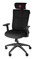 natec Genesis Astat 200 G2 - Gaming-Sessel - ergonomischArmlehnen - T-förmig - Neigen - Meshgewebe - Mesh PureFlow - Schwarz