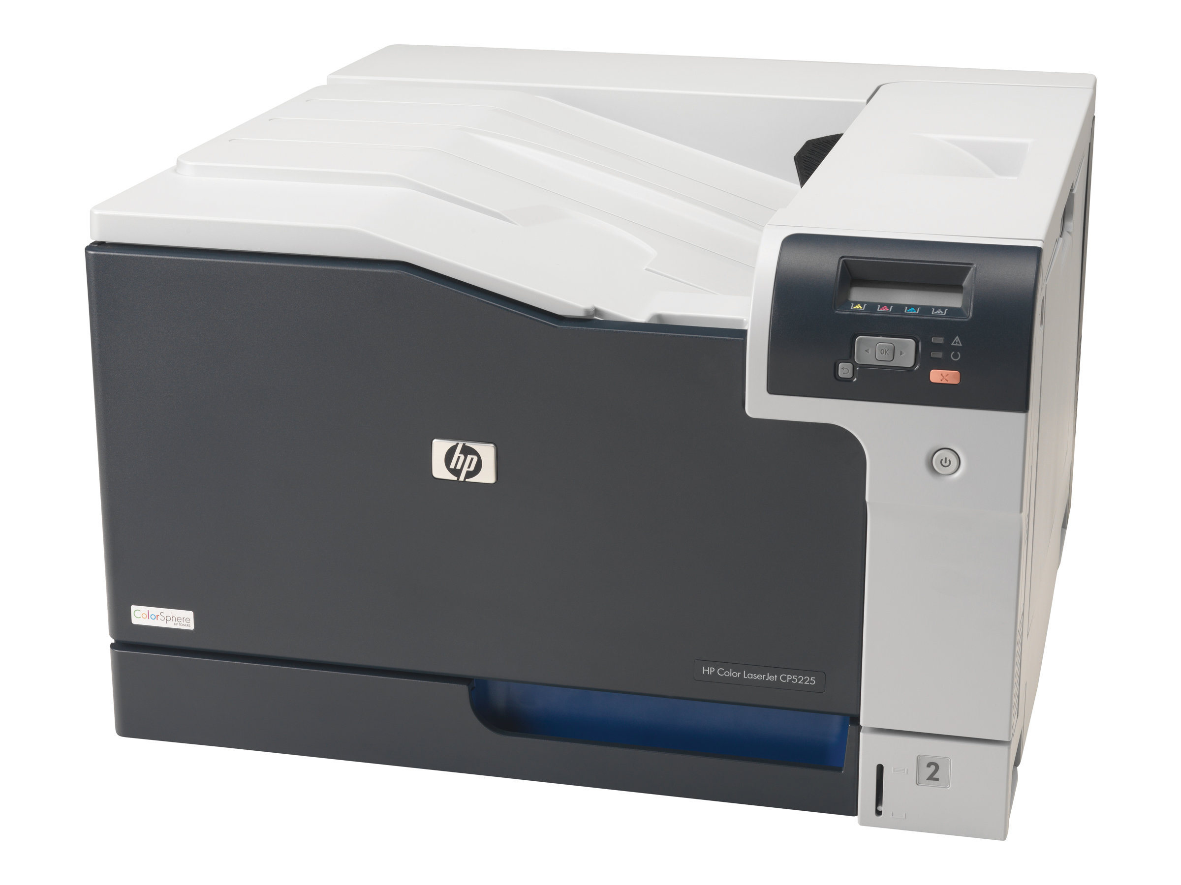 HP Color LaserJet Professional CP5225dn - Drucker - Farbe - Duplex - Laser - A3 - 600 dpi - bis zu 20 Seiten/Min. (einfarbig)bis zu 20 Seiten/Min. (Farbe) - Kapazität: 350 Blätter - USB - LAN