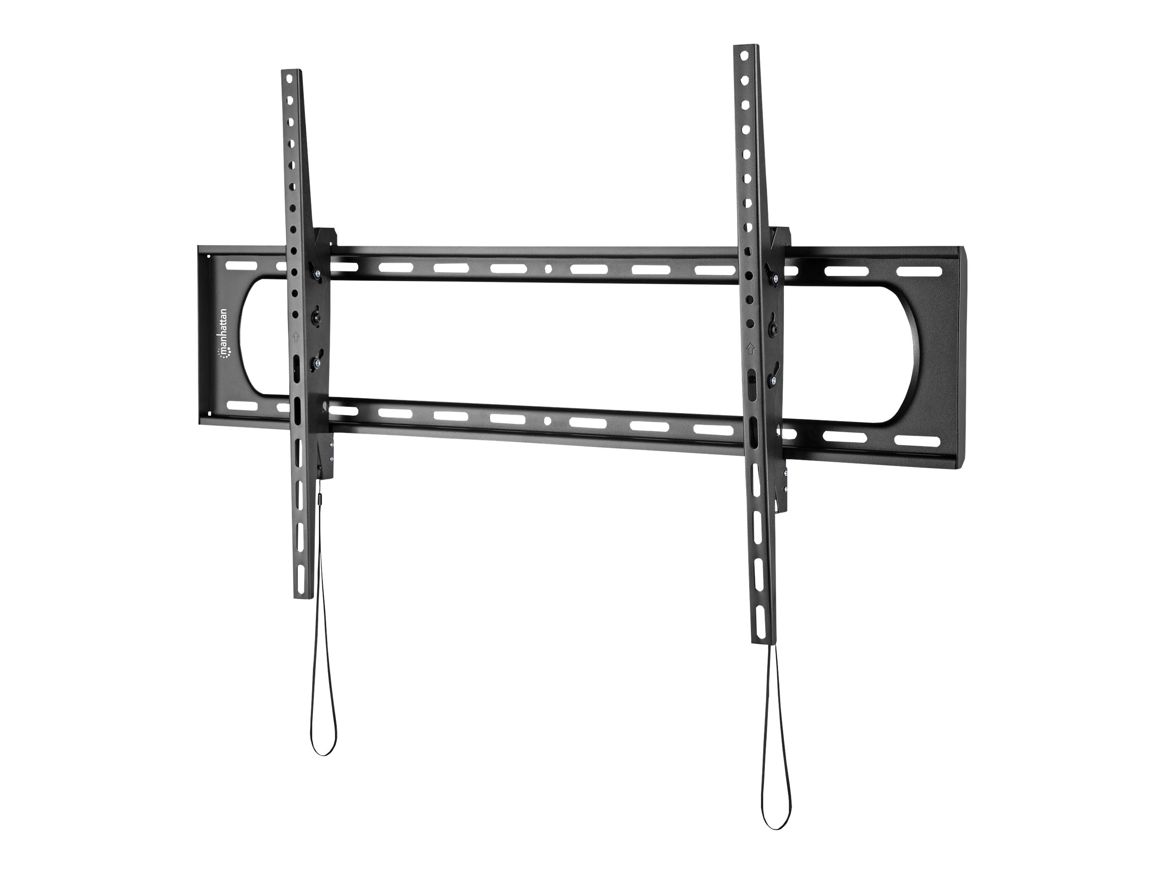 Manhattan TV & Monitor Mount, Wall, Tilt, 1 screen, Screen Sizes: 60-120", Black, VESA 50x50 to 900x600mm, Max 120kg, LFD,  - Befestigungskit (Wandmontage)für Curved Panel/Flat Panel - robust - neigba