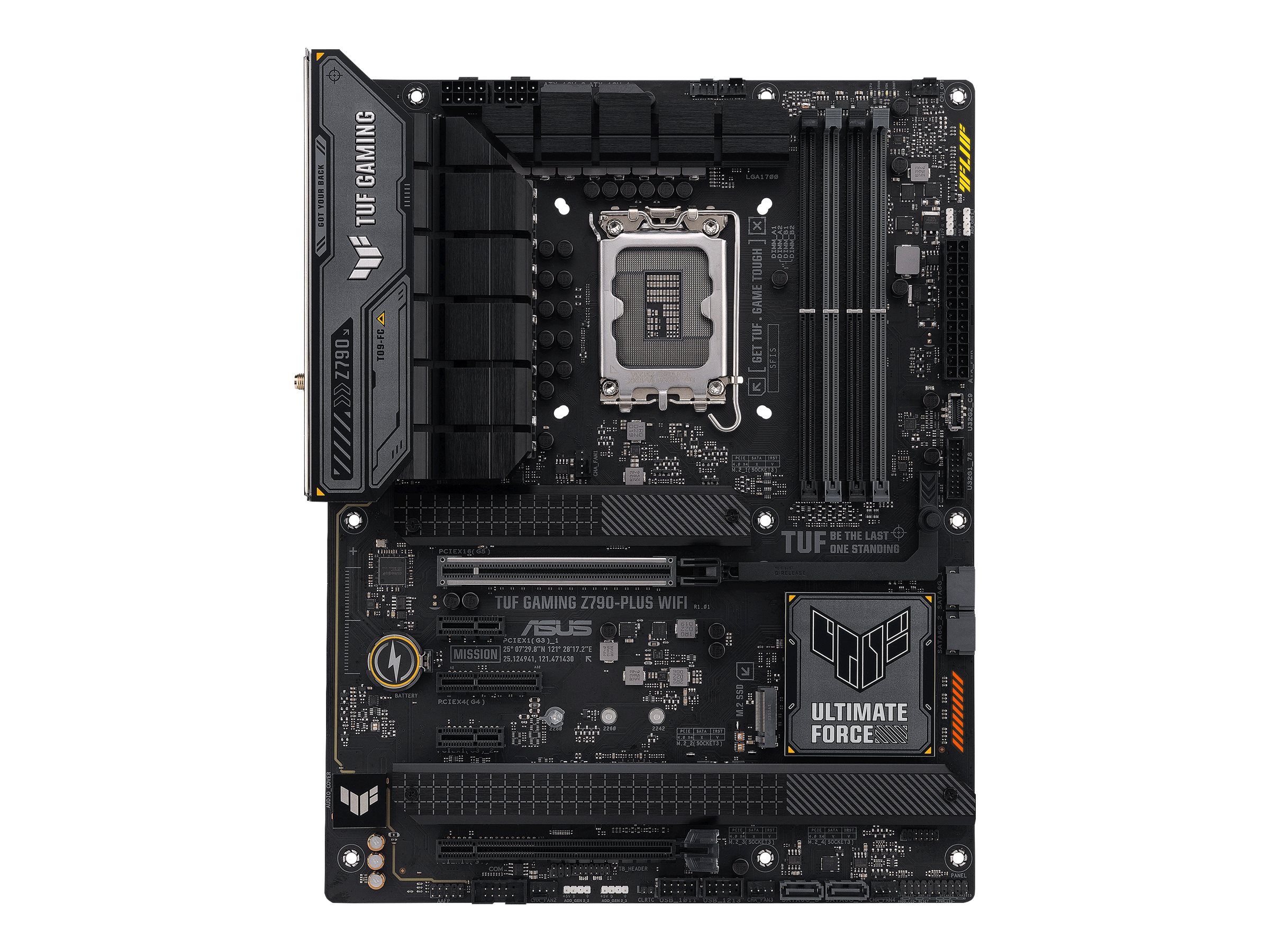 ASUS TUF GAMING Z790-PLUS WIFI - Motherboard - ATX - LGA1700 Sockel - Z790 Chipsatz - USB-C 3.2 Gen 2x2, USB-C 3.2 Gen2, USB 3.2 Gen 2, USB 3.2 Gen 1 - 2.5 Gigabit LAN, Wi-Fi 6E, Bluetooth - Onboard-G