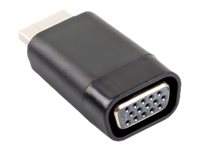 Lanberg Videoadapter - HDMI männlich zu HD-15 (VGA)weiblich - Schwarz