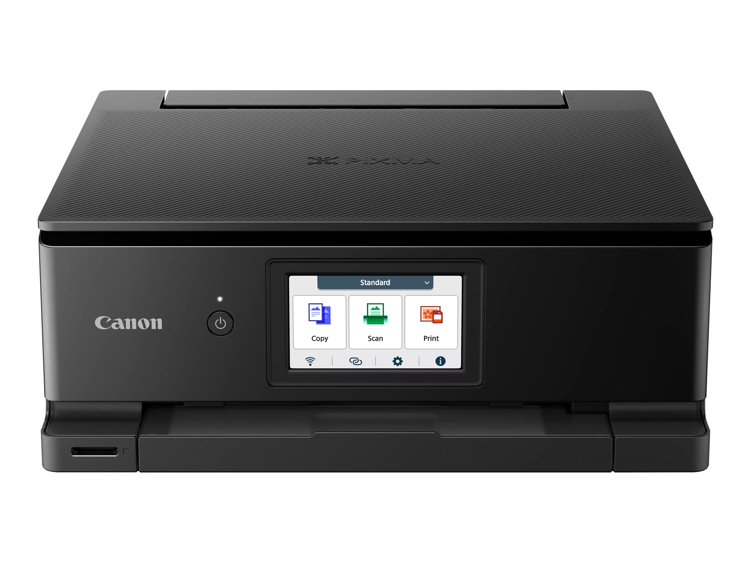 Canon PIXMA TS8750 - Multifunktionsdrucker - Farbe - Tintenstrahl - Legal (216 x 356 mm)(Original) - A4/Legal (Medien) - bis zu 15 ipm (Drucken) - 200 Blatt - USB 2.0 - Wi-Fi(ac) - Schwarz