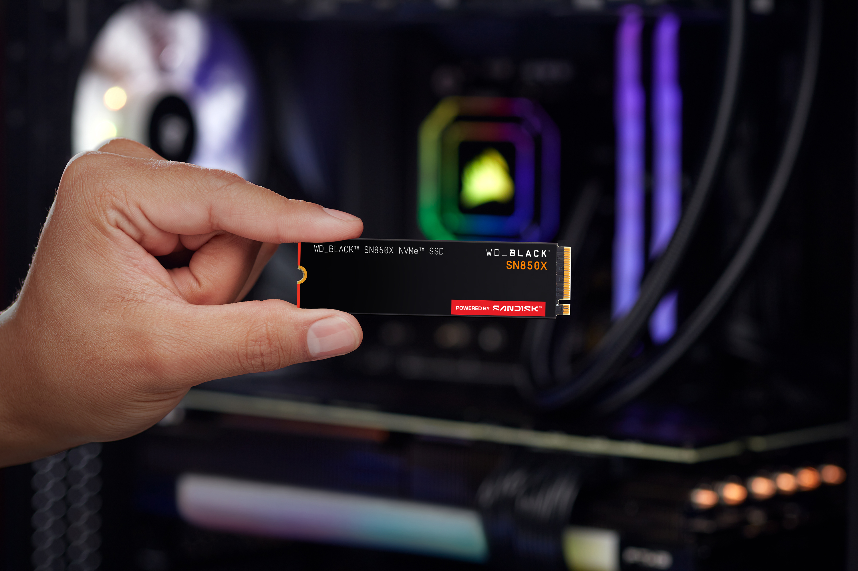 WD_BLACK SN850X WDS100T2X0E - SSD - verschlüsselt - 1 TB - intern - M.2 2280 - PCIe 4.0 x4 (NVMe)TCG Opal Encryption 2.01 - für Sony PlayStation 5