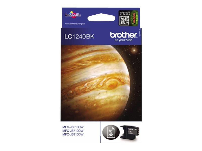 Brother LC1240BK - Schwarz - original - Tintenpatronefür Brother DCP-J525W - DCP-J725DW - DCP-J925DW