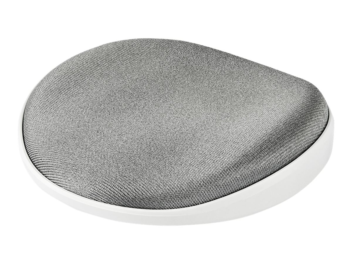 StarTech.com ROLWRSTRST Hanballenauflage (Handgelenkstütze für's Büro, ergonomisch, gepolsterter Stoff, gleitend, silber)Handgelenkkissen - TAA-konform
