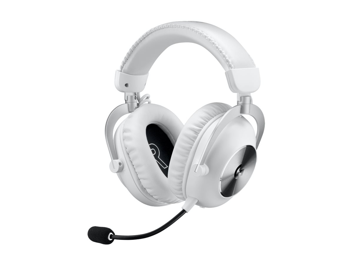 Logitech G Pro X 2 - Headset - ohrumschließendBluetooth / LIGHTSPEED - kabellos - kabelgebunden - 3,5 mm Stecker - Geräuschisolierung - weiß