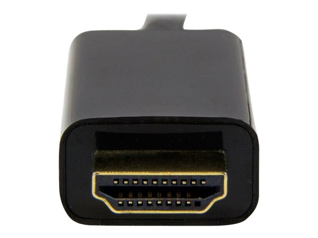 StarTech.com Mini DisplayPort auf HDMI Adapterkabel Mini DP zu HDMI Adapter Kabel - 3m - Ultra HD 4K 30Hz - Schwarz - Adapterkabel - Mini DisplayPort männlich zu HDMI männlich - 3 m - Schwarz - 4K Unt