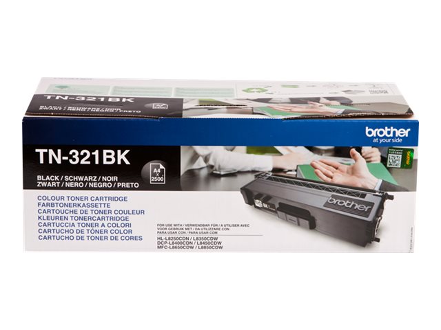 Brother TN321BK - Schwarz - original - Tonerpatronefür Brother DCP-L8400CDN - DCP-L8450CDW - MFC-L8650CDW