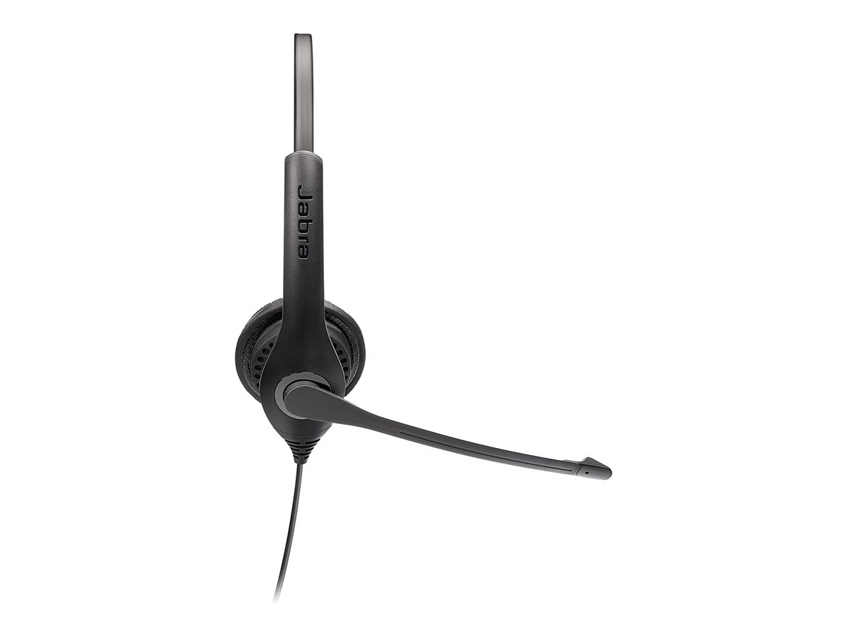 Jabra BIZ 1100 USB Duo - Headset - On-Ear - kabelgebundenUSB - Schwarz - für Bildungseinrichtungen - Zertifiziert für Microsoft Teams - Zoom-zertifiziert