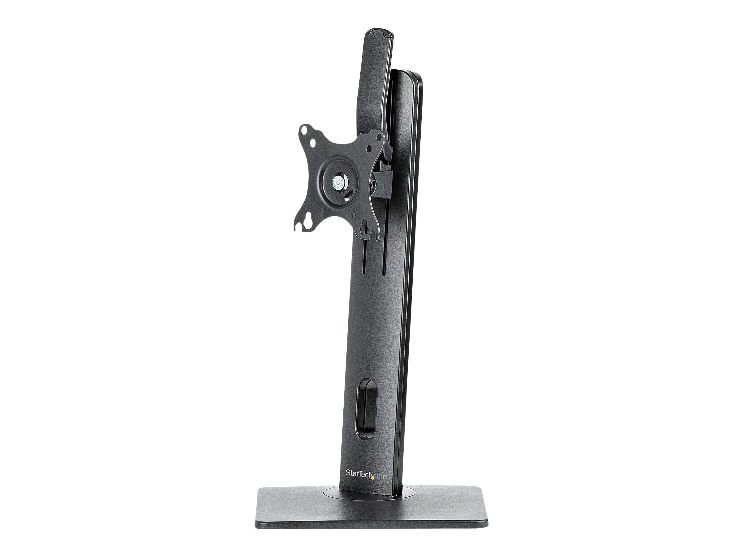 StarTech.com Monitorhalter - Freistehend, höhenverstellbar - VESA - Aufstellung - einstellbarer Arm - für Monitor - Aluminium - Schwarz - Bildschirmgröße: bis zu 81,3 cm (bis zu 32 Zoll)Schreibtisch-S