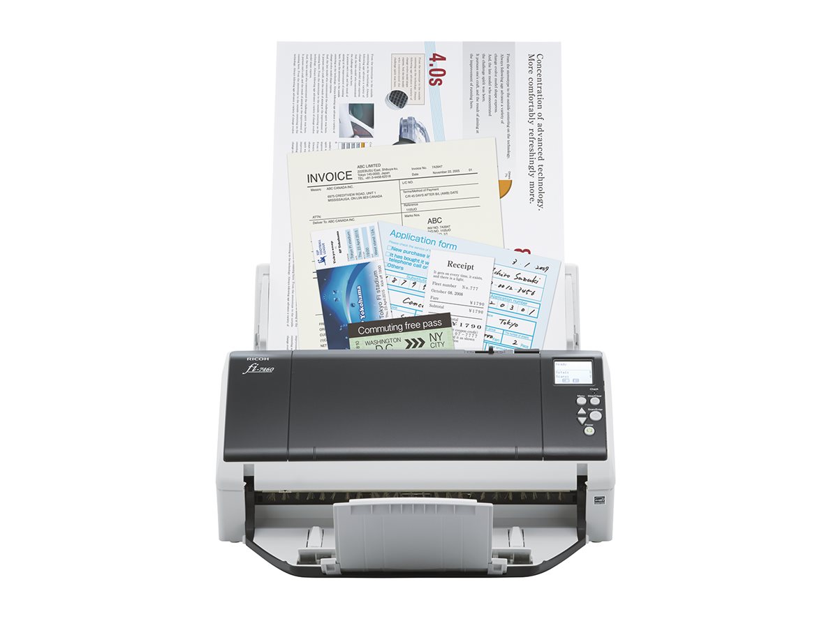Ricoh fi-7460 - Dokumentenscanner - Dual-CCD - Duplex - 304.8 x 431.8 mm - 600 dpi x 600 dpi - bis zu 60 Seiten/Min. (einfarbig)bis zu 60 Seiten/Min. (Farbe) - automatischer Dokumenteneinzug (100 Blät