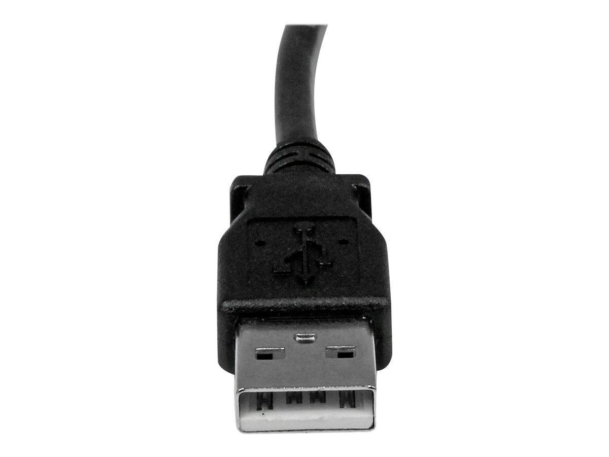 StarTech.com 1m USB 2.0 A auf B Kabel rechts gewinkelt - St/St - USB Druckerkabel - USB-Kabel - USB Typ B (M)zu USB (M) - USB 2.0 - 1 m - 90° Stecker - Schwarz