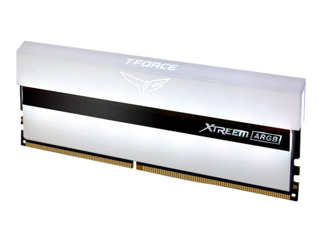 Team Group T-Force Xtreem ARGB White - DDR4 - Kit - 16 GB:2 x 8 GB - DIMM 288-PIN - 3200 MHz / PC4-25600 - CL16 - 1.35 V - ungepuffert - non-ECC - weiß