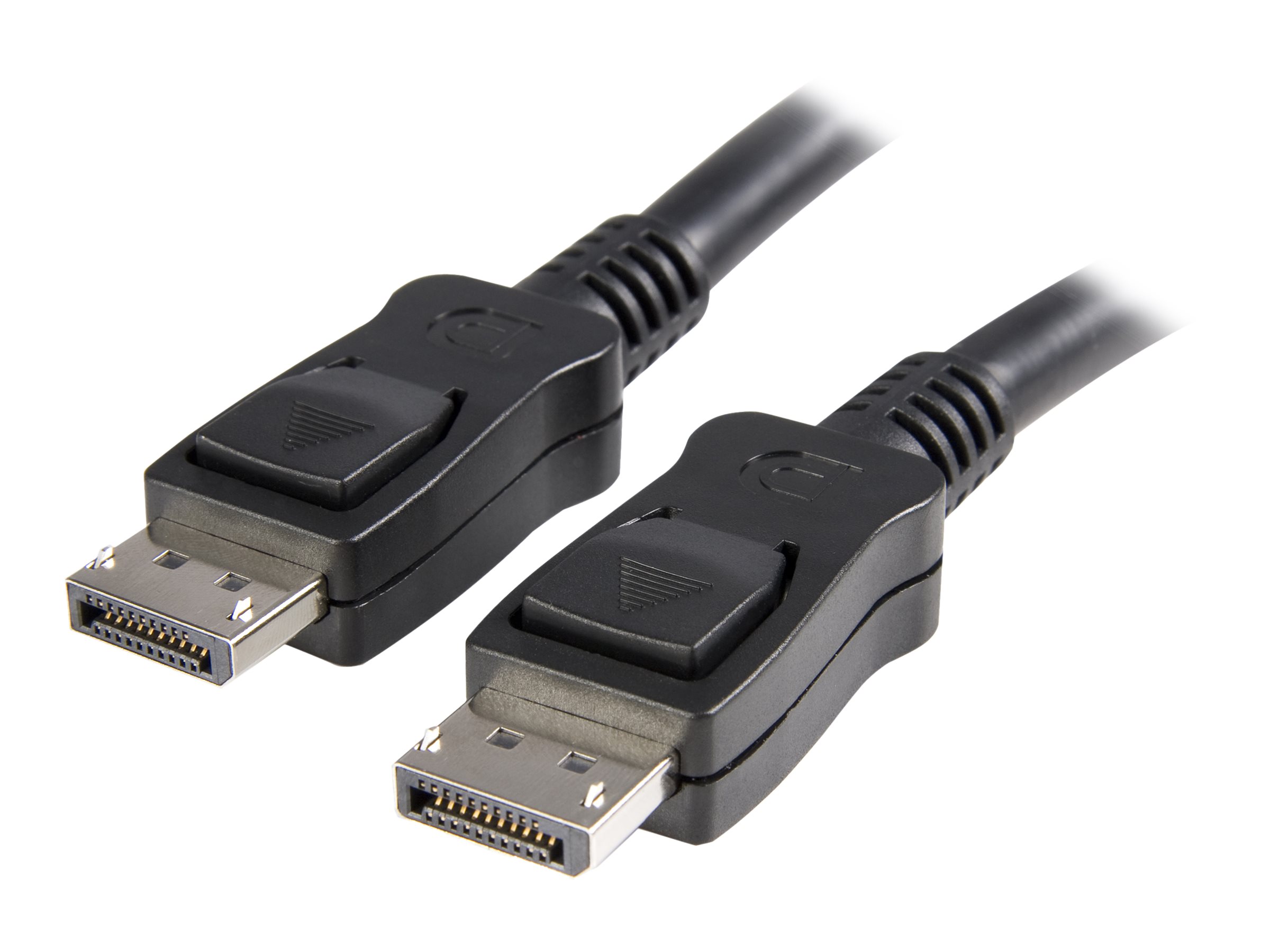 StarTech.com 3m DisplayPort 1.2 Kabel mit Verriegelung (Stecker/Stecker)DP 4k Audio- / Videokabel Kabel - Schwarz - DisplayPort-Kabel - DisplayPort (M) zu DisplayPort (M) - 3 m - eingerastet - Schwarz