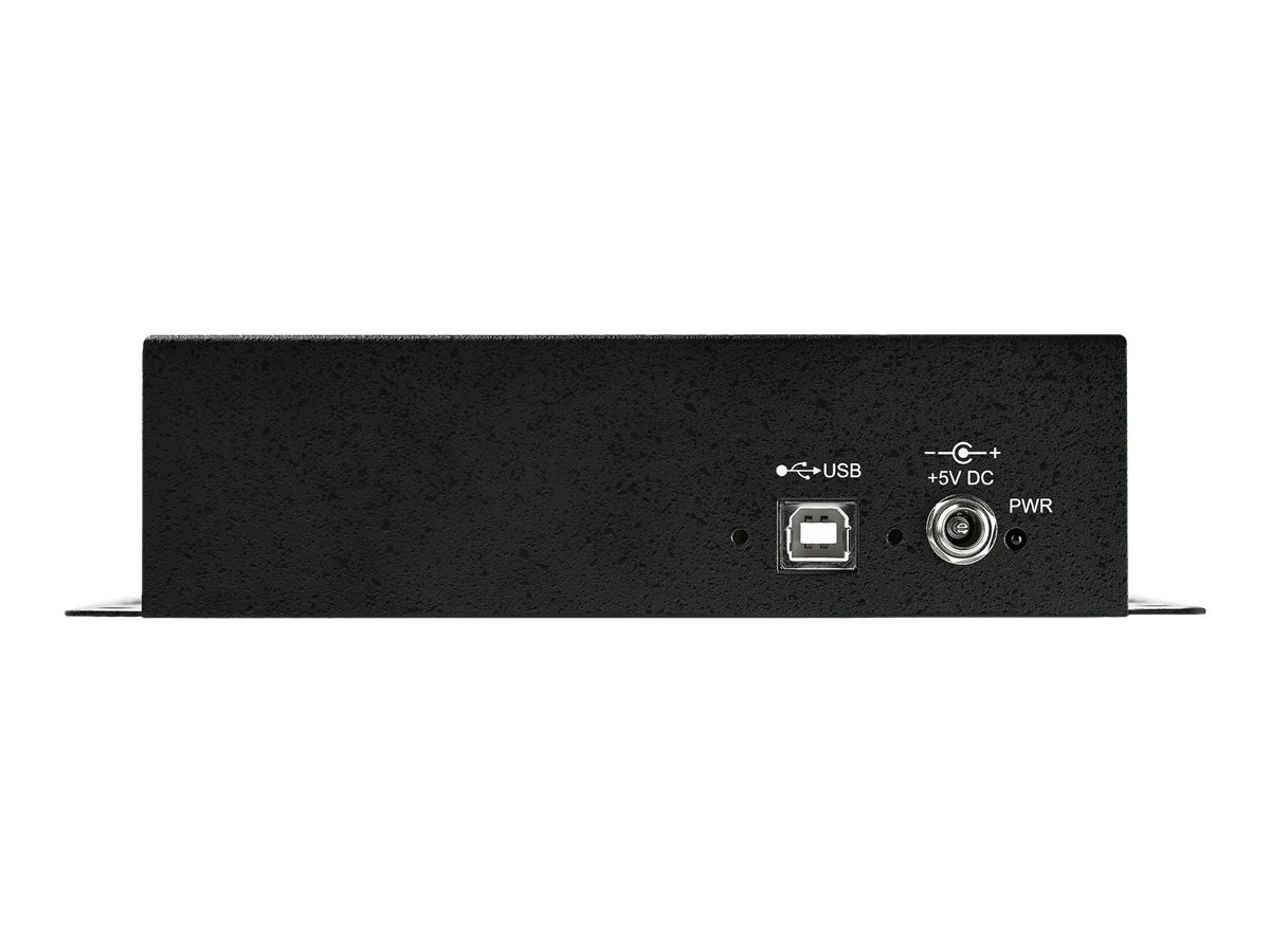 StarTech.com Startech 8 Port USB auf Seriell RS-232 AdapterHub - DIN-Schienen und Wandmontage fähig - USB zu RS232 DB9 Konverter - Serieller Adapter - USB 2.0 - RS-232 x 8 - Schwarz