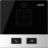 Fanvil I10SD, Schwarz, Silber, IP54, Acrylnitril-Butadien-Styrol (ABS), Senkrecht, Schnelles Ethernet, 10,100 Mbit/s
