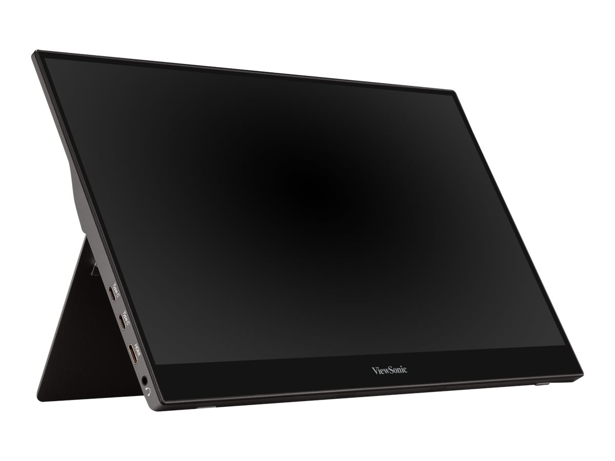 ViewSonic TD1655 - LED-Monitor - 40 cm (16") - tragbar - Touchscreen - 1920 x 1080 Full HD (1080p)@ 60 Hz - IPS - 250 cd/m² - 800:1 - 6.5 ms - Mini HDMI - USB-C - Lautsprecher