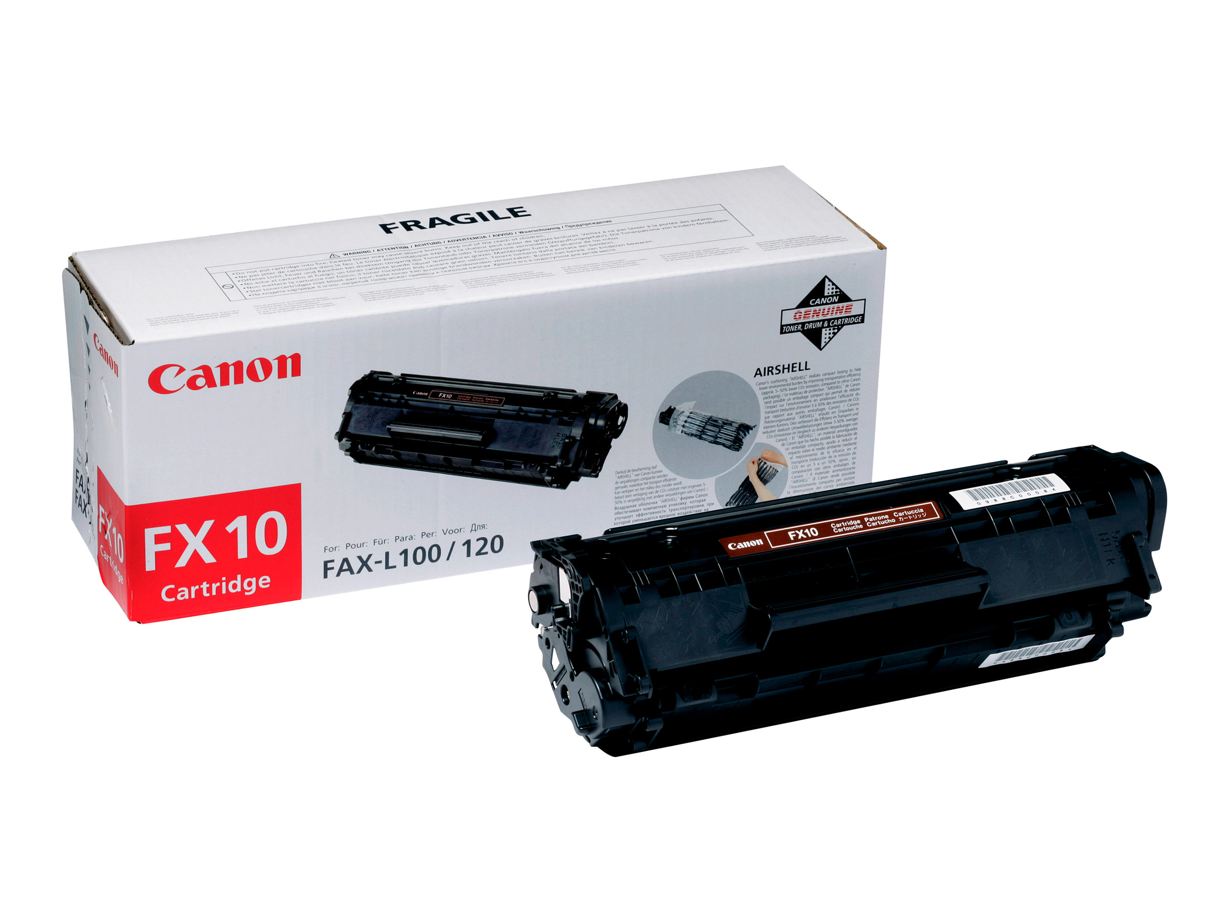 Canon FX-10 - Schwarz - original - Tonerpatronefür i-SENSYS FAX-L140 - L160 - MF4018 - MF4270 - MF4320 - MF4330 - MF4340 - MF4350 - MF4370 - MF4380