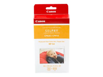 Canon RP-54 - Farbbandkassetten- und Papier-Kitfür Canon SELPHY CP1200 - CP910