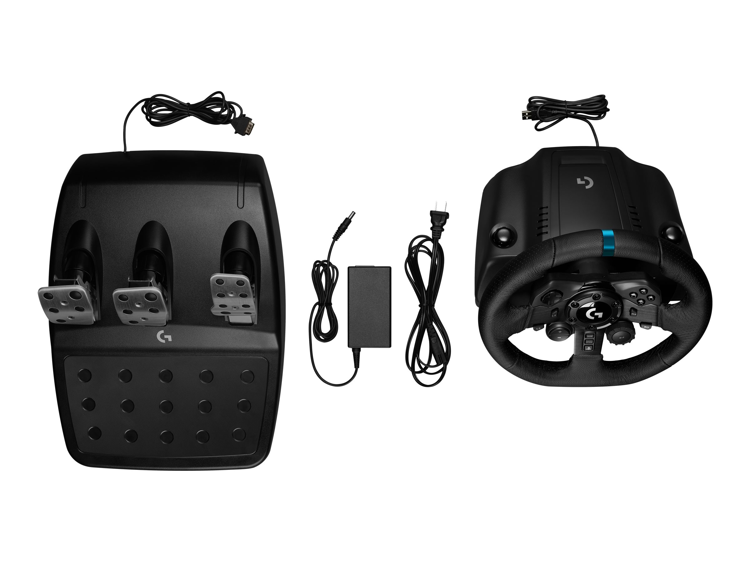 Logitech G G923 - Lenkrad-, Pedale- und Schaltknüppel-Setkabelgebunden - für PC - Sony PlayStation 4 - Sony PlayStation 5