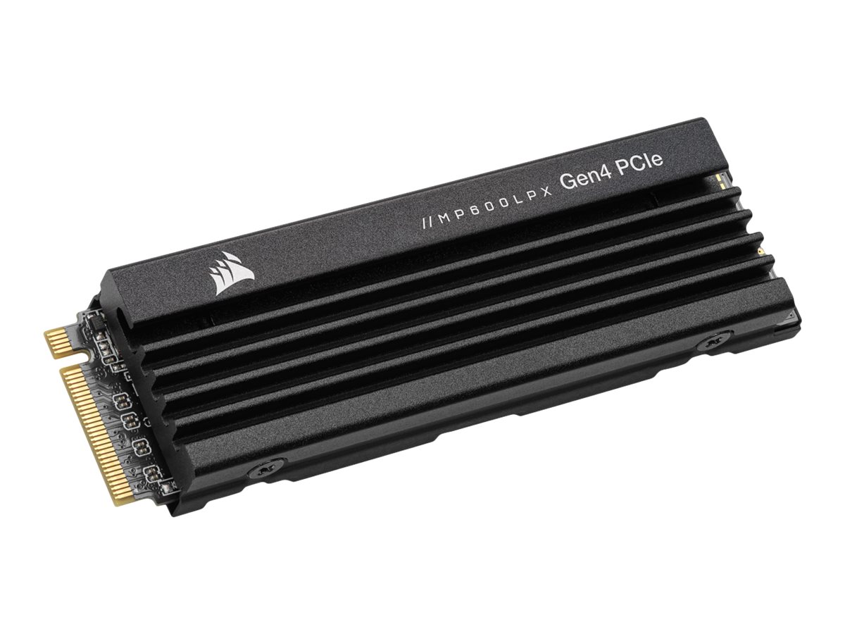 Corsair MP600 PRO LPX - SSD - 1 TB - intern - M.2 2280 - PCIe 4.0 x4 (NVMe)256-Bit-AES - integrierter Kühlkörper - für Sony PlayStation 5