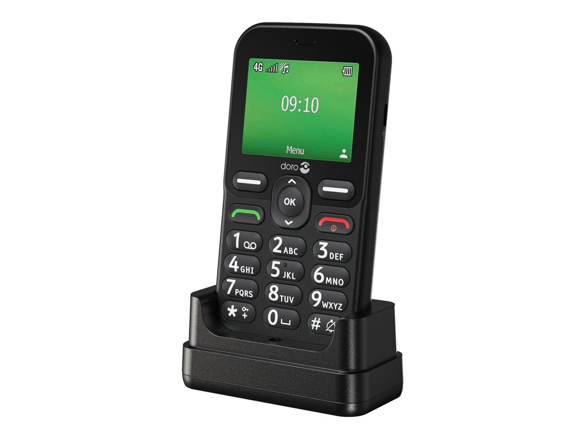 Doro Leva E10 - 4G Feature Phone - microSD slotrear camera - Schwarz
