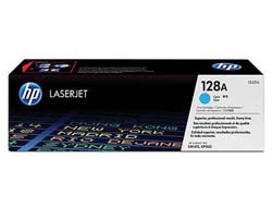 HP 128A - Cyan - original - LaserJet - Tonerpatrone (CE321A)für Color LaserJet Pro CP1525n - CP1525nw; LaserJet Pro CM1415fn - CM1415fnw