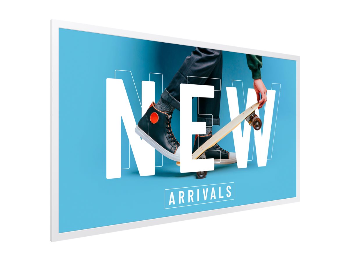 Samsung EM32DX - 81 cm (32") Diagonalklasse (79.9 cm (31.5")sichtbar) - EMDX series e-Paper-Display - E Ink Spectra 6 - Digital Signage - Tizen OS - 1440p (Quad HD) 2560 x 1440 - PoE - Grau-Weiß