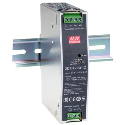 Meanwell MEAN WELL DDR-120A-48, 120 W, 48 V, RoHS, 32 mm, 102 mm, 125,2 mm