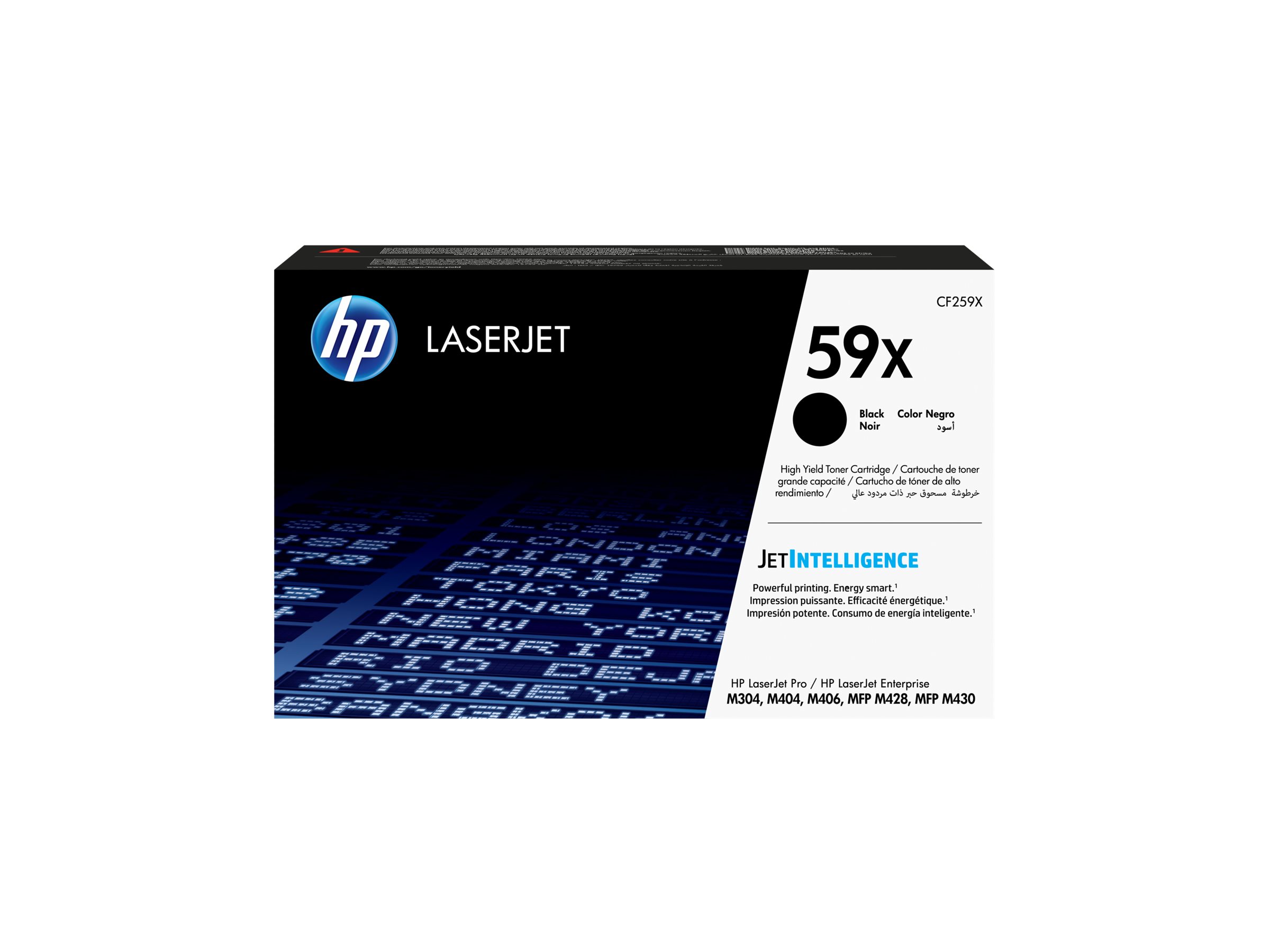 HP 59X - Hohe Ergiebigkeit - Schwarz - original - LaserJet - Tonerpatrone (CF259X)für LaserJet Pro M304a - M404dn - M404dw - M404n - M428fdw