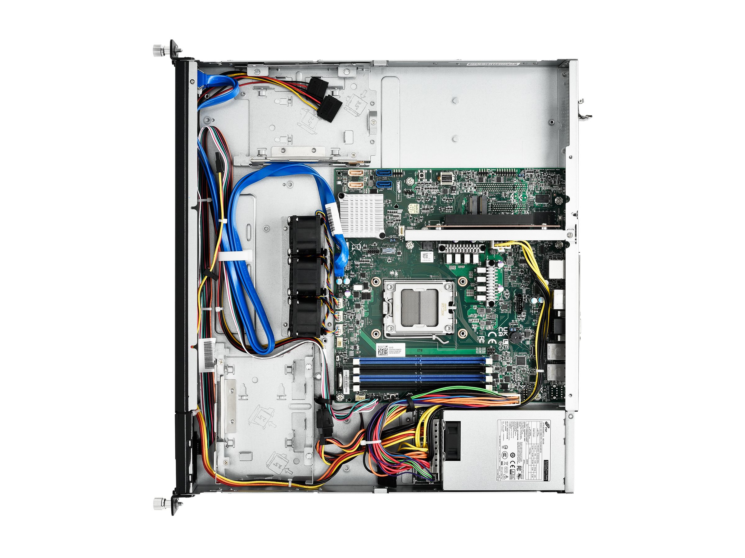 MiTAC B8016G40V4 - Server - Rack-Montage - 1U - 1-Weg - keine CPU - SATA - Hot-Swap 6.4 cm, 8.9 cm (2.5", 3.5")Schacht/Schächte - SSD 4 - SSD 2 - AST2600 - 1GbE - kein Betriebssystem - Monitor: keiner