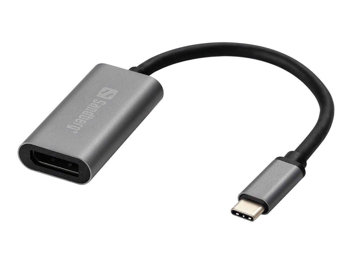SANDBERG USB-C to DisplayPort Link - ExternerVideoadapter - USB-C 3.1 - DisplayPort