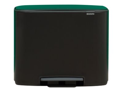 Brabantia Bo - Mülleimer - Klappdeckel - 34 LFußpedal - mattschwarz