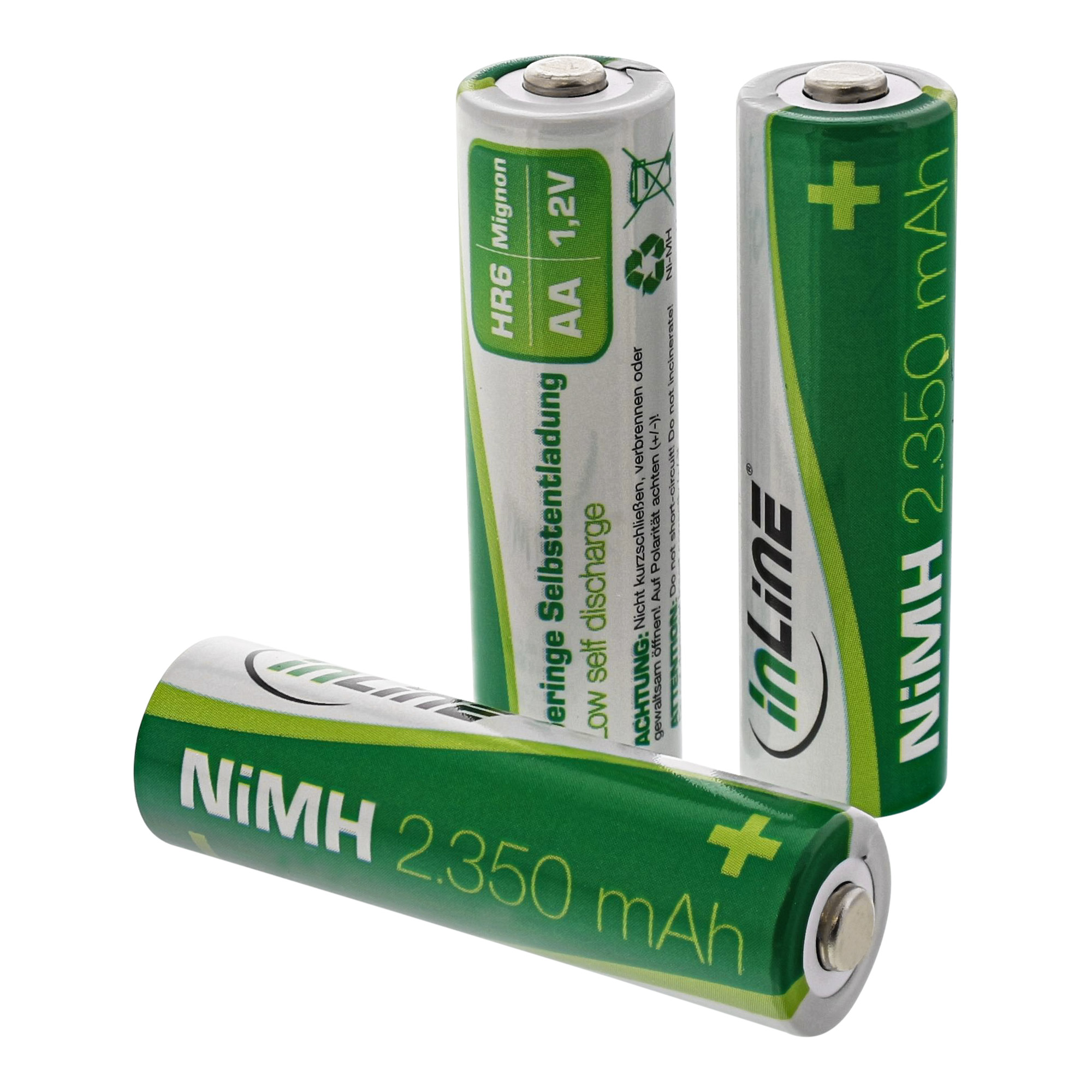 InLine NiMH-Akku - Mignon (AA) - 2350mAh - im 4er Blister2350 mAh