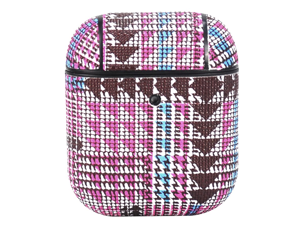 TerraTec Air Box - Tasche für Kopfhöhrer - Polycarbonat - Tartan Pink - für Apple AirPods (1. Generation, 2. Generation)AIR Box - Polykarbonat - AirPods der 1. und 2