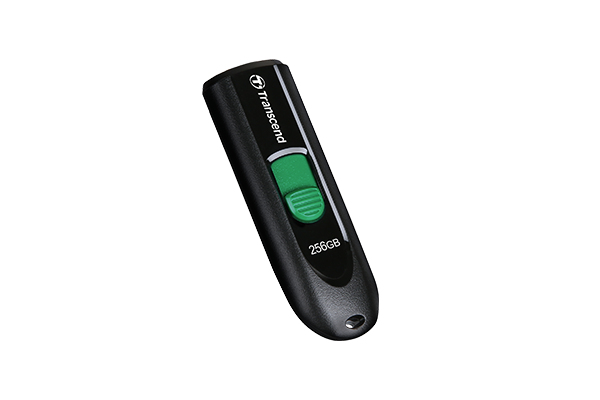 Transcend JetFlash 790C - USB-Flash-Laufwerk256 GB - USB-C 3.2 Gen 1 - Schwarz