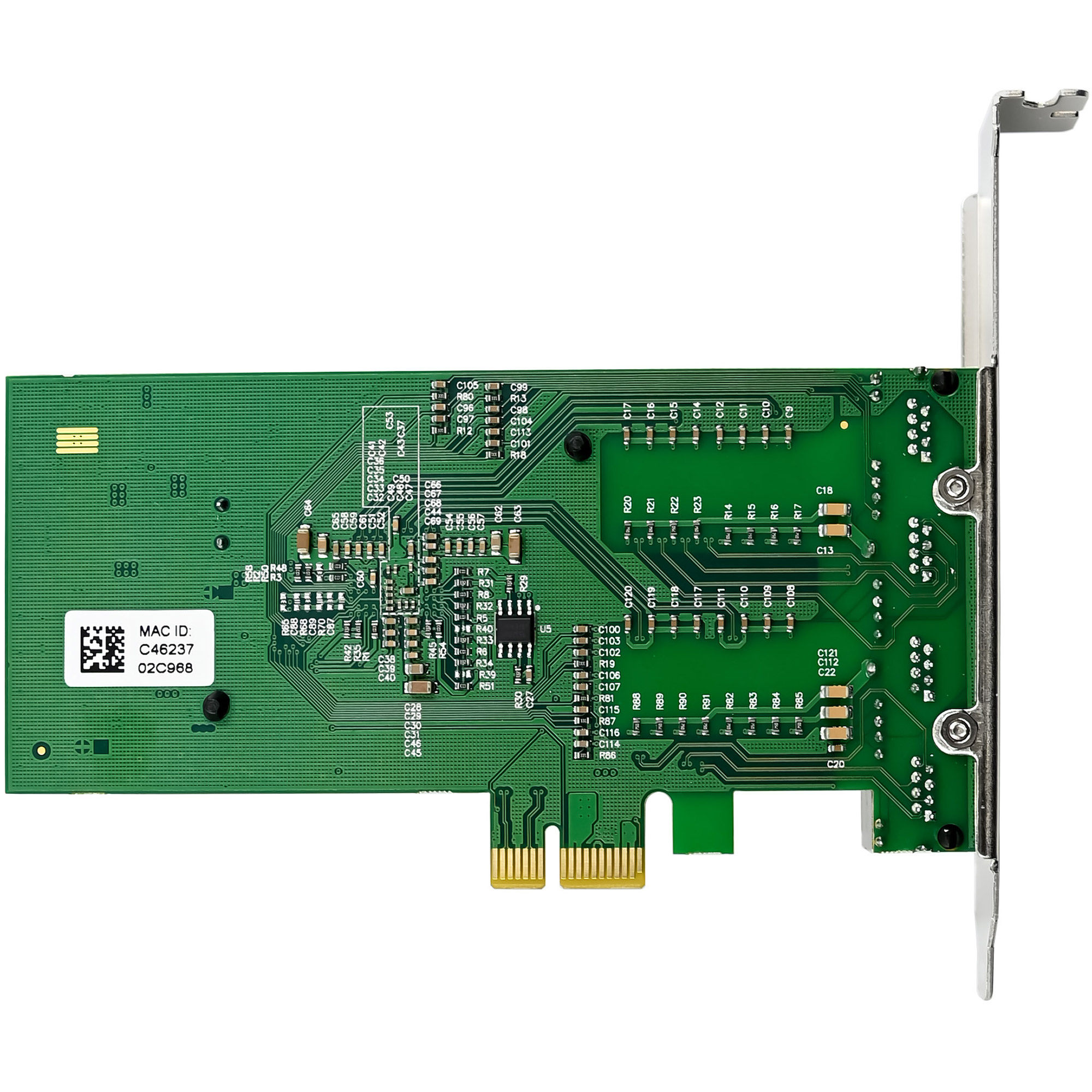 InLine Quad Gigabit Netzwerkkarte - 4x RJ45 1 Gb/s - PCIe x1Gigabit Ethernet x 4