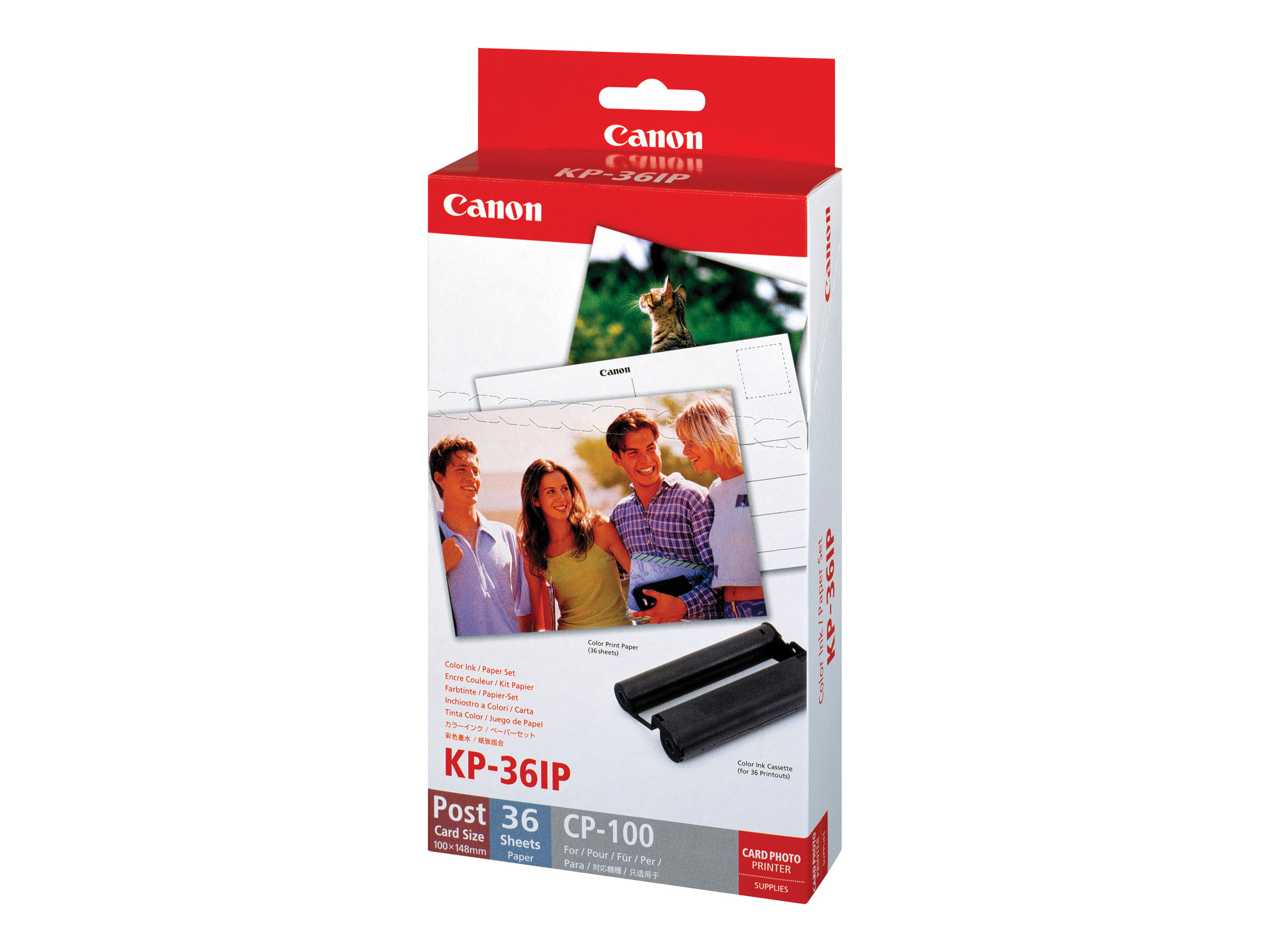 Canon KP-36IP - Druckpatrone / Papiersatz - fürSELPHY CP1000 - CP1200 - CP1300 - CP1500 - CP530 - CP790 - CP800 - CP820 - CP900 - CP910