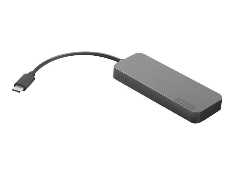 Lenovo USB-C to 4 Port USB-A Hub - Hub - 4 xSuperSpeed USB 3.0 + 1 x USB-C - Desktop