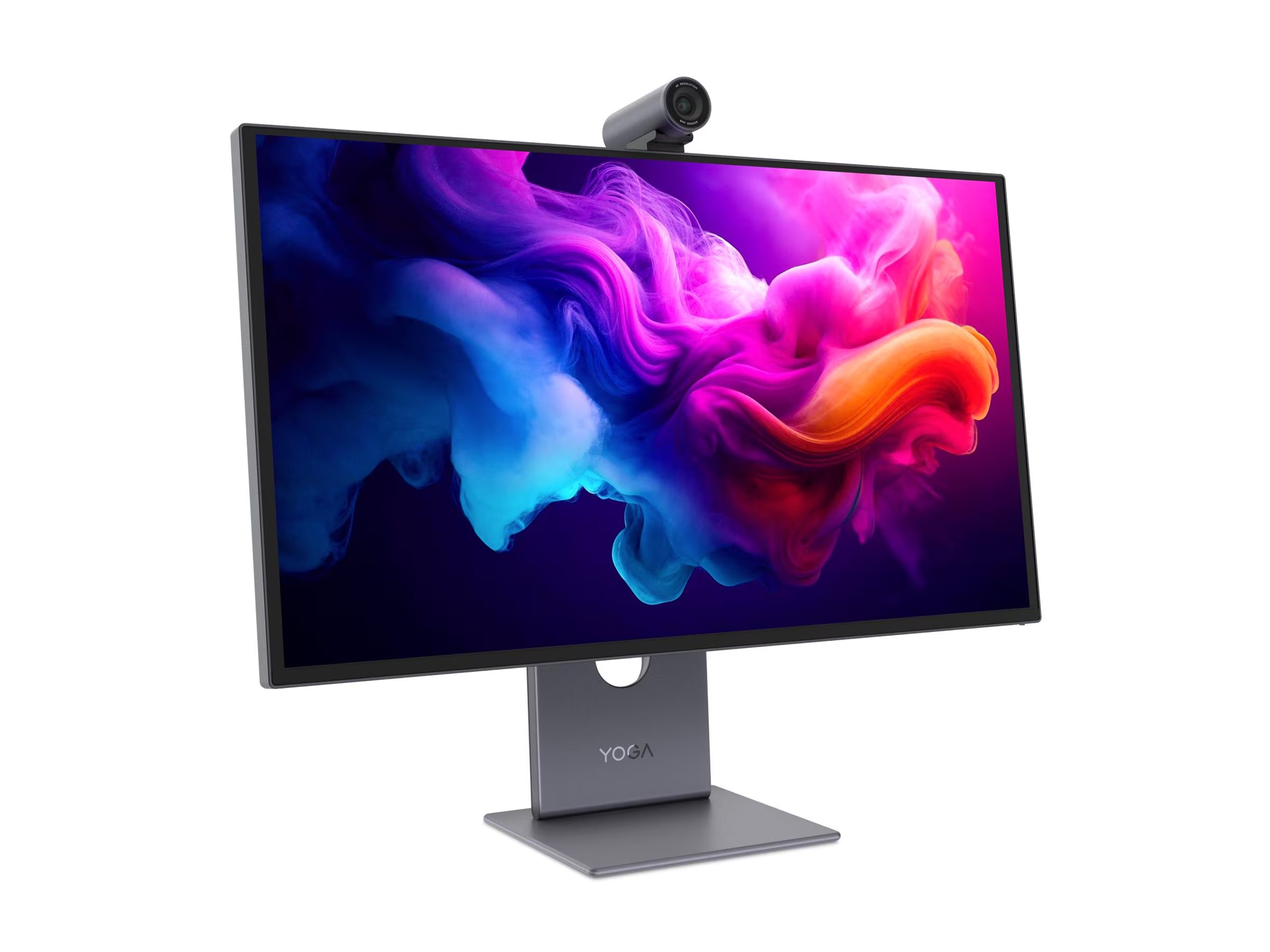Lenovo Yoga Pro 27UD-10 - OLED-Monitor - 68.6 cm (27")(26.5" sichtbar) - 3840 x 2160 4K @ 120 Hz - 250 cd/m² - 1500000:1 - DisplayHDR 400 True Black - 0.03 ms - HDMI - DisplayPort - USB-C - Lautsprech