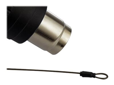 StarTech.com CONNLOCKPK5 Sicherheitskabel (5er Pack, Kabelschloss schützt vor Diebstahl, verstellbar, Schrumpfschlauch, Aderendhülsen)Sicherheitskabel - Silber - 30 cm - TAA-konform (Packung mit 5)