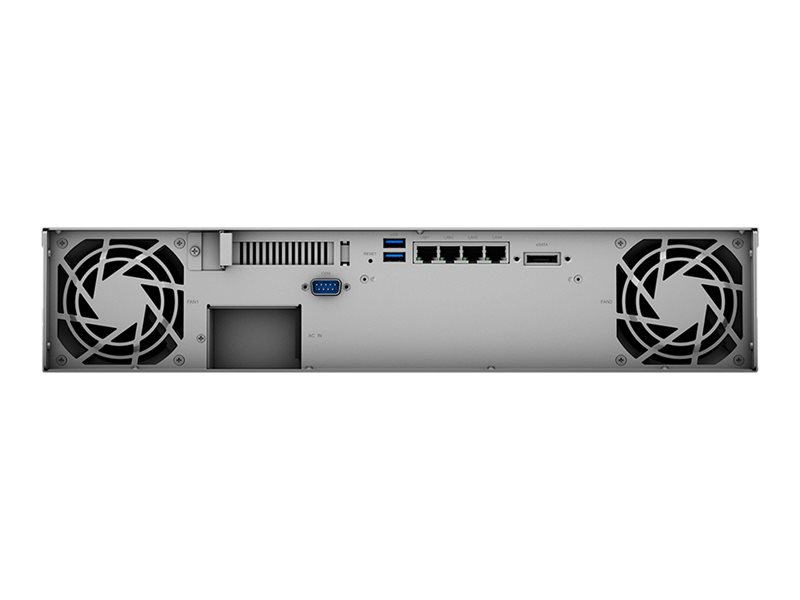 Synology RackStation RS1221RP+ - NAS-Server8 Schächte - Rack - einbaufähig - SATA 6Gb/s - RAID 0 - 1 - 5 - 6 - 10 - JBOD - 5 Hot Spare - 6 Hot Spare - 10-Hot-Spare - 1 Hot-Spare - RAM 4 GB - Gigabit E