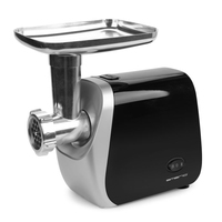 Emerio MG-130207, 1300 W, Schwarz, Edelstahl, 1,5 kg/min, Edelstahl, 1300 W, 600 W