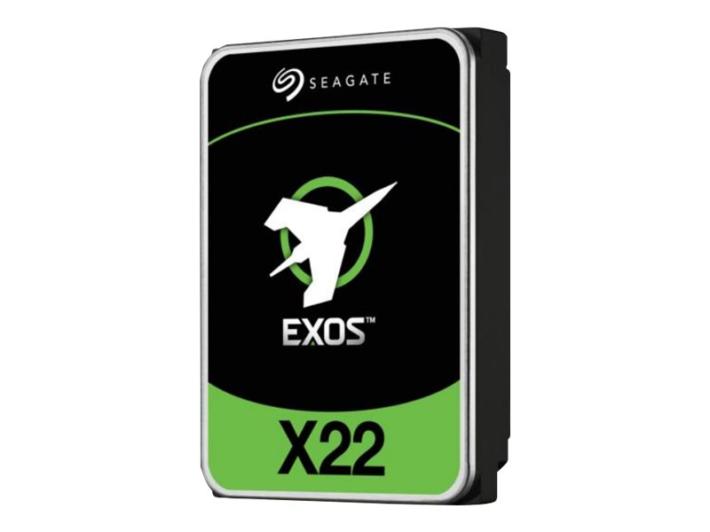 Seagate Exos X22 ST22000NM001E - Festplatte - 22 TB - intern - 3.5" (8.9 cm)SATA 6Gb/s - 7200 rpm - Puffer: 512 MB