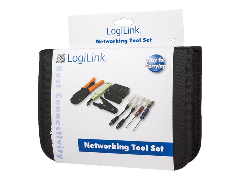 LogiLink Networking Tool Set with Bag - NetworkTool/Tester Kit