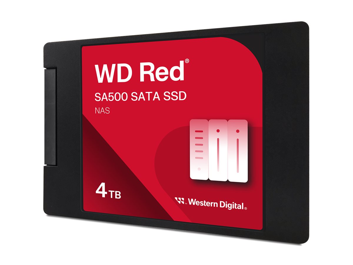 WD Red SA500 WDS400T2R0A-68CKB0 - SSD - 4 TB - intern - 2.5" (6.4 cm)SATA 6Gb/s