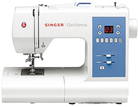 Singer 7465, Automatische Nähmaschine, Nähen, 4 Step, 7 mm, Elektro, 8,7 kgsewing-machine - stainless/blue