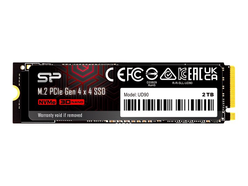 Silicon Power UD85 - SSD - 2 TB - intern - M.2 2280 - PCIe 4.0 x4 (NVMe)TB - M.2 - PCIe Gen 4x4 - NVMe 1.4 - 3D NAND Flash