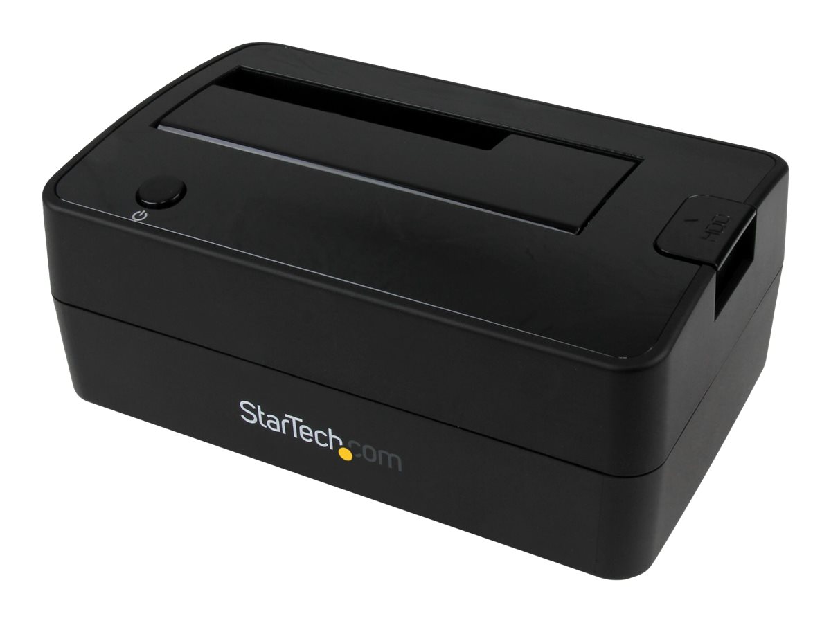 StarTech.com USB 3.1 (10 Gbit/s) Festplatten Dockingstation für 2,5 (6,4cm)/ 3,5 (8,9 cm) SATA SSD / HDD mit UASP - Speicher-Controller mit Datenanzeige - Netzanzeige - 2.5" - 3.5" (6.4 cm - 8.9 cm) -